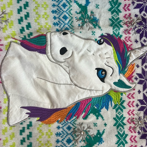 Large unicorn ugly sweater by Blizzard Bay. Excellent used condition. - Picture 3 of 10